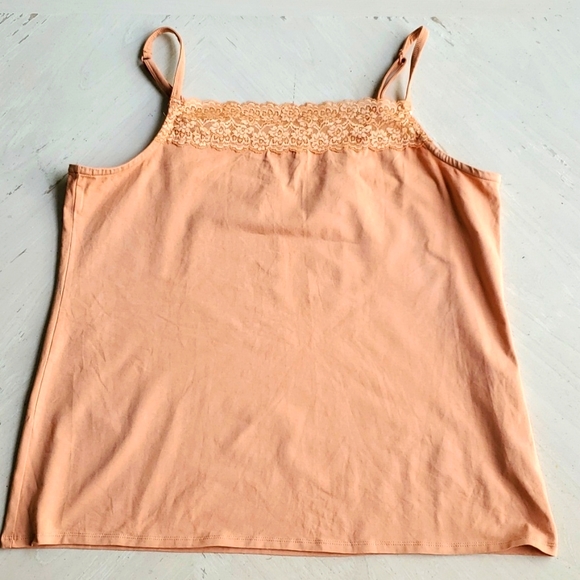 J. Jill Tops - J. Jill Lace-Trimmed Cami